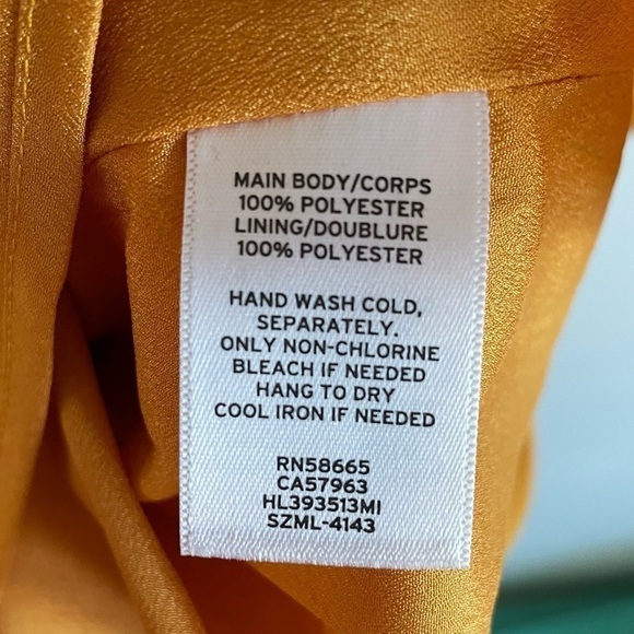 CHELSEA28 MUSTARD FLOUNCE TIERED RUFFLE DRESS - Picture 5 of 6